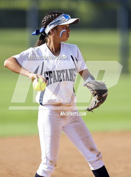 Thumbnail 3 in South @ Orcutt Academy (CIF CS Softball Championships-Division 6) photogallery.