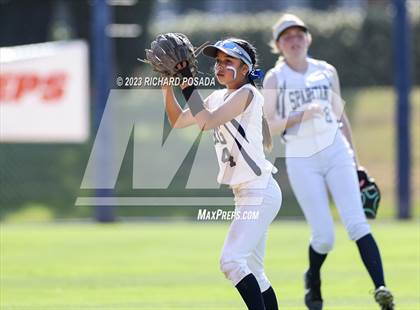 Thumbnail 2 in South @ Orcutt Academy (CIF CS Softball Championships-Division 6) photogallery.