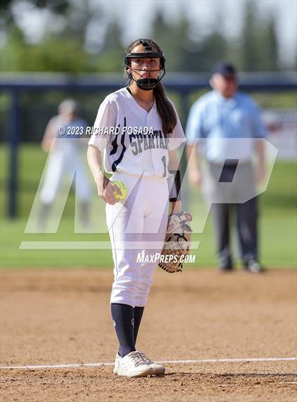 Thumbnail 3 in South @ Orcutt Academy (CIF CS Softball Championships-Division 6) photogallery.