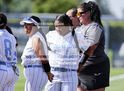 Thumbnail 2 in South @ Orcutt Academy (CIF CS Softball Championships-Division 6) photogallery.