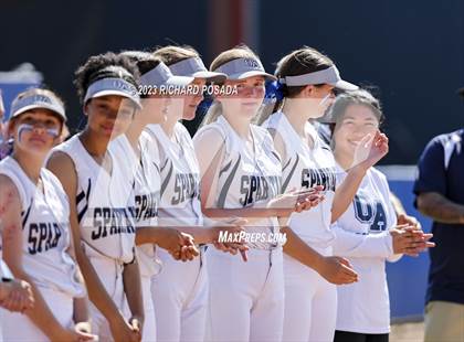 Thumbnail 3 in South @ Orcutt Academy (CIF CS Softball Championships-Division 6) photogallery.