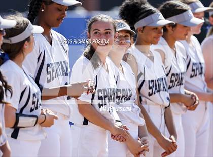 Thumbnail 3 in South @ Orcutt Academy (CIF CS Softball Championships-Division 6) photogallery.
