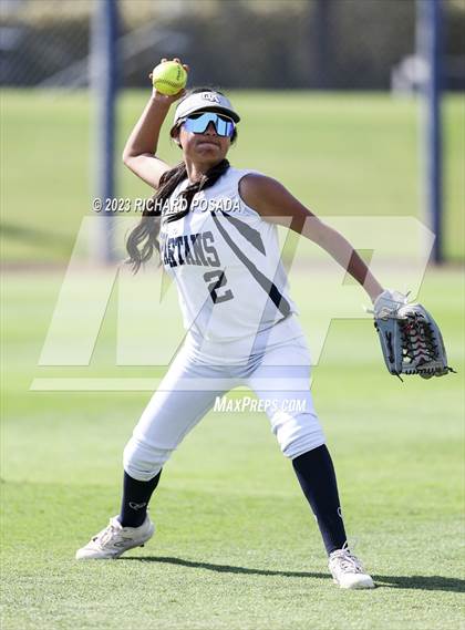 Thumbnail 2 in South @ Orcutt Academy (CIF CS Softball Championships-Division 6) photogallery.