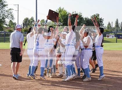 Thumbnail 3 in South @ Orcutt Academy (CIF CS Softball Championships-Division 6) photogallery.