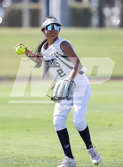 Thumbnail 3 in South @ Orcutt Academy (CIF CS Softball Championships-Division 6) photogallery.