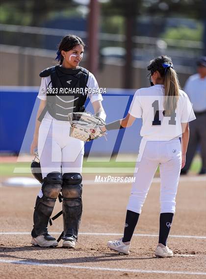 Thumbnail 3 in South @ Orcutt Academy (CIF CS Softball Championships-Division 6) photogallery.