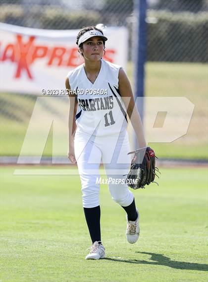 Thumbnail 2 in South @ Orcutt Academy (CIF CS Softball Championships-Division 6) photogallery.
