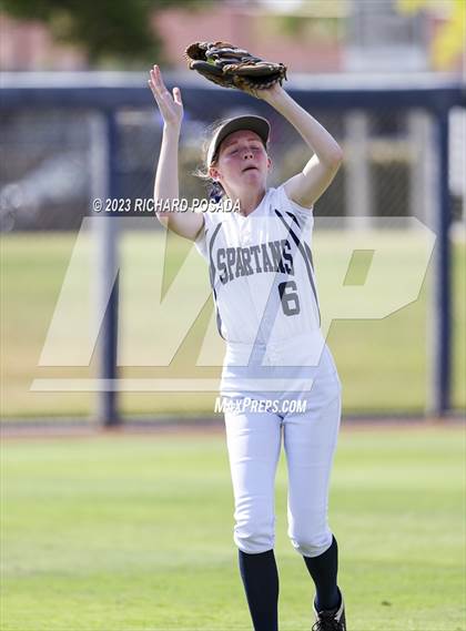 Thumbnail 1 in South @ Orcutt Academy (CIF CS Softball Championships-Division 6) photogallery.