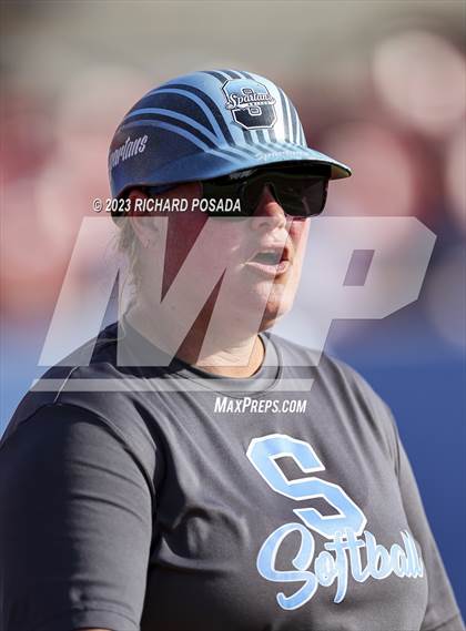Thumbnail 1 in South @ Orcutt Academy (CIF CS Softball Championships-Division 6) photogallery.