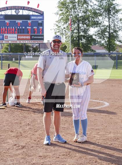 Thumbnail 2 in South @ Orcutt Academy (CIF CS Softball Championships-Division 6) photogallery.