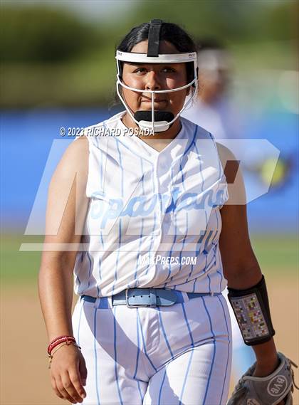Thumbnail 2 in South @ Orcutt Academy (CIF CS Softball Championships-Division 6) photogallery.