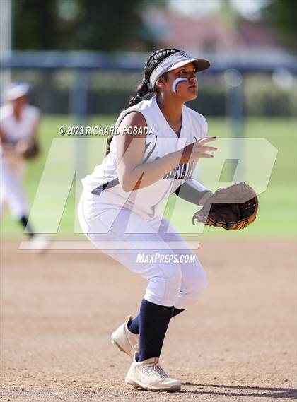 Thumbnail 1 in South @ Orcutt Academy (CIF CS Softball Championships-Division 6) photogallery.