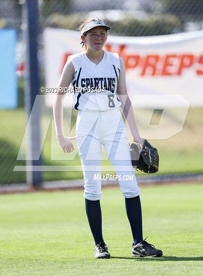 Thumbnail 1 in South @ Orcutt Academy (CIF CS Softball Championships-Division 6) photogallery.