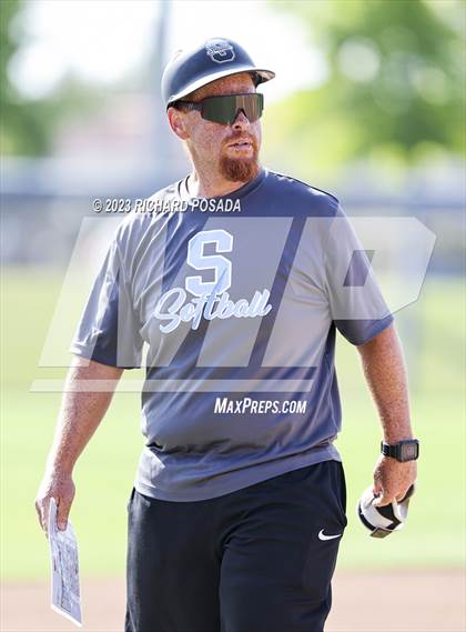 Thumbnail 1 in South @ Orcutt Academy (CIF CS Softball Championships-Division 6) photogallery.