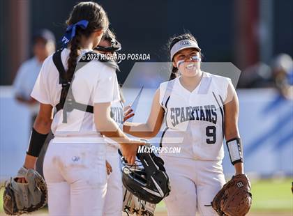 Thumbnail 1 in South @ Orcutt Academy (CIF CS Softball Championships-Division 6) photogallery.