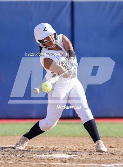 Thumbnail 1 in South @ Orcutt Academy (CIF CS Softball Championships-Division 6) photogallery.