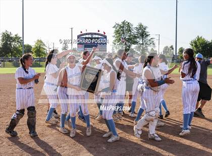 Thumbnail 2 in South @ Orcutt Academy (CIF CS Softball Championships-Division 6) photogallery.