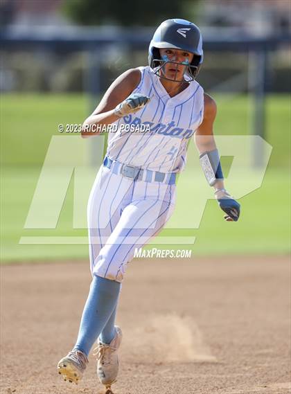 Thumbnail 1 in South @ Orcutt Academy (CIF CS Softball Championships-Division 6) photogallery.