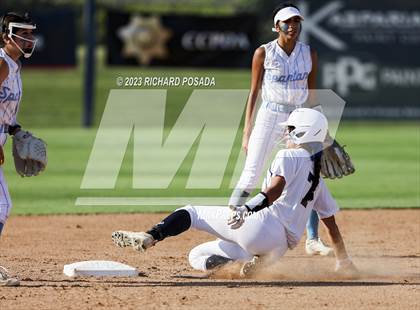 Thumbnail 2 in South @ Orcutt Academy (CIF CS Softball Championships-Division 6) photogallery.