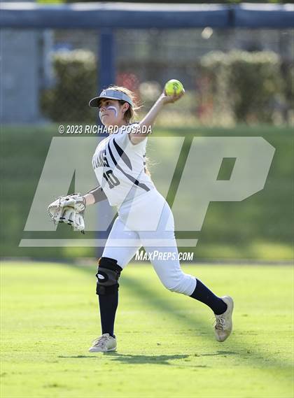 Thumbnail 3 in South @ Orcutt Academy (CIF CS Softball Championships-Division 6) photogallery.