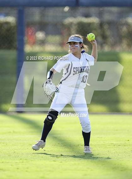Thumbnail 1 in South @ Orcutt Academy (CIF CS Softball Championships-Division 6) photogallery.