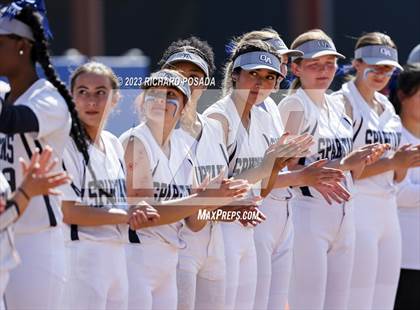Thumbnail 2 in South @ Orcutt Academy (CIF CS Softball Championships-Division 6) photogallery.