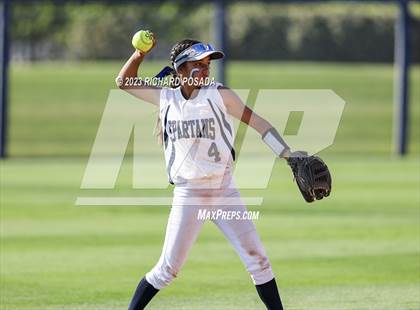 Thumbnail 2 in South @ Orcutt Academy (CIF CS Softball Championships-Division 6) photogallery.