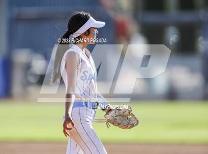 Thumbnail 3 in South @ Orcutt Academy (CIF CS Softball Championships-Division 6) photogallery.