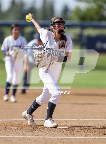 Thumbnail 2 in South @ Orcutt Academy (CIF CS Softball Championships-Division 6) photogallery.