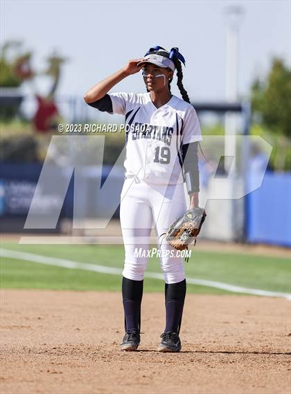 Thumbnail 2 in South @ Orcutt Academy (CIF CS Softball Championships-Division 6) photogallery.