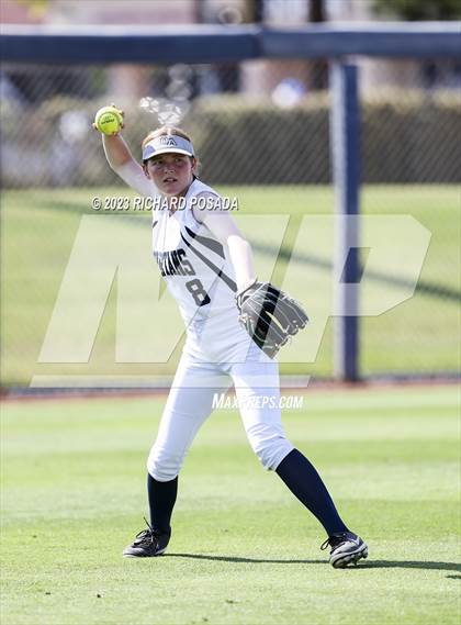 Thumbnail 2 in South @ Orcutt Academy (CIF CS Softball Championships-Division 6) photogallery.