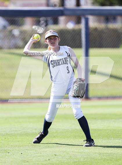 Thumbnail 3 in South @ Orcutt Academy (CIF CS Softball Championships-Division 6) photogallery.