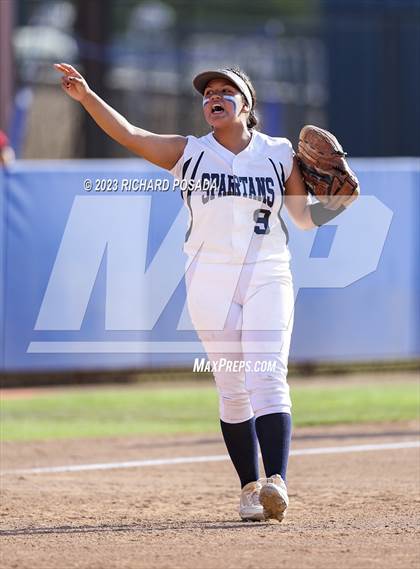 Thumbnail 2 in South @ Orcutt Academy (CIF CS Softball Championships-Division 6) photogallery.