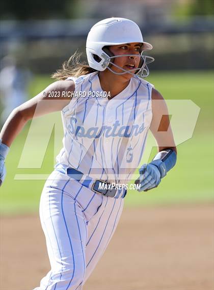 Thumbnail 2 in South @ Orcutt Academy (CIF CS Softball Championships-Division 6) photogallery.