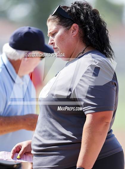 Thumbnail 2 in South @ Orcutt Academy (CIF CS Softball Championships-Division 6) photogallery.