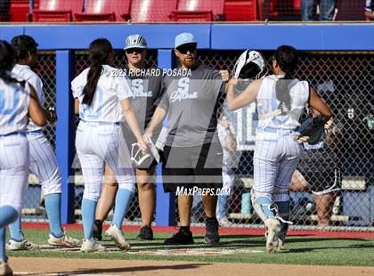 Thumbnail 2 in South @ Orcutt Academy (CIF CS Softball Championships-Division 6) photogallery.