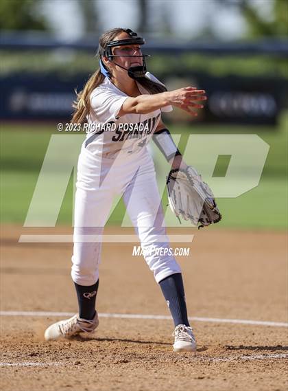 Thumbnail 3 in South @ Orcutt Academy (CIF CS Softball Championships-Division 6) photogallery.