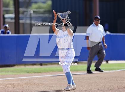 Thumbnail 3 in South @ Orcutt Academy (CIF CS Softball Championships-Division 6) photogallery.
