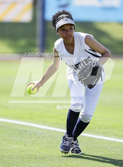 Thumbnail 3 in South @ Orcutt Academy (CIF CS Softball Championships-Division 6) photogallery.