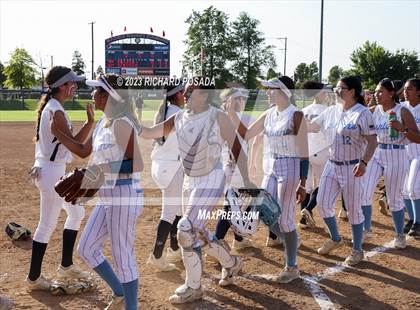 Thumbnail 2 in South @ Orcutt Academy (CIF CS Softball Championships-Division 6) photogallery.