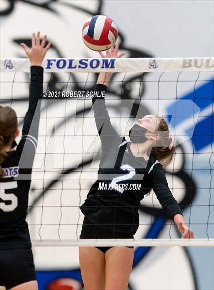 Thumbnail 3 in Franklin vs Folsom (CIF SJS D1 Playoffs) photogallery.