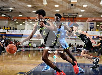 Thumbnail 2 in Prolific Prep of Napa Christian vs. Huntington St. Joseph Prep (Consolation) photogallery.