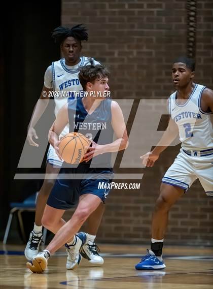 Thumbnail 3 in Western Alamance vs. Westover (NCHSAA 3A Second Round) photogallery.