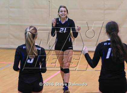 Thumbnail 2 in St. Scholastica vs Academy of the Sacred Heart (Catholic League Tournament) photogallery.