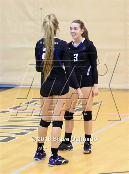 Thumbnail 3 in St. Scholastica vs Academy of the Sacred Heart (Catholic League Tournament) photogallery.