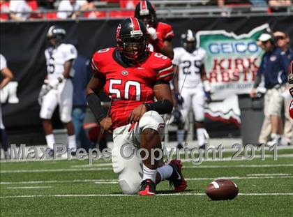 Thumbnail 1 in Dwyer vs. Glenville (Kirk Herbstreit National Kickoff Classic) photogallery.