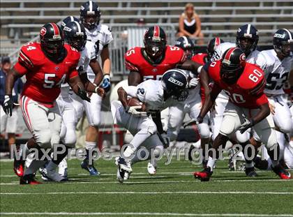 Thumbnail 1 in Dwyer vs. Glenville (Kirk Herbstreit National Kickoff Classic) photogallery.
