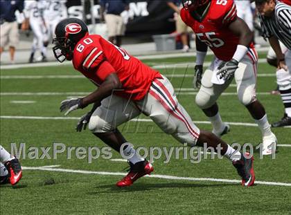 Thumbnail 2 in Dwyer vs. Glenville (Kirk Herbstreit National Kickoff Classic) photogallery.