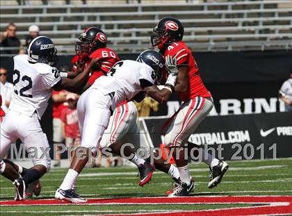 Thumbnail 3 in Dwyer vs. Glenville (Kirk Herbstreit National Kickoff Classic) photogallery.