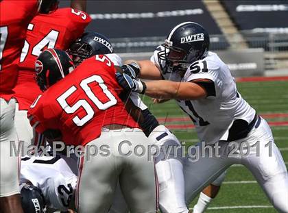 Thumbnail 1 in Dwyer vs. Glenville (Kirk Herbstreit National Kickoff Classic) photogallery.